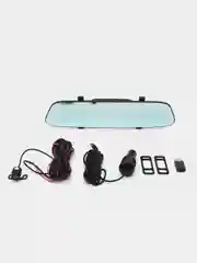 Видеорегистратор Digma FreeDrive 404 MIRROR DUAL, черный