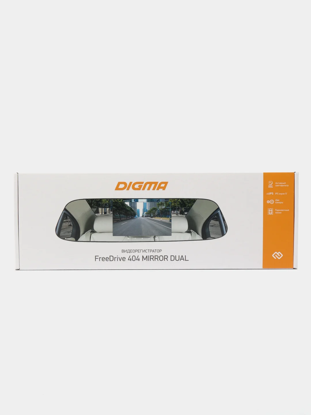 Видеорегистратор Digma FreeDrive 404 MIRROR DUAL, черный