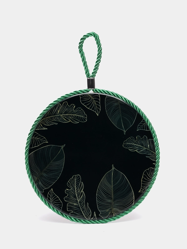 Подставка под горячее, керамика, 16 см, зеленая, Emerald, Y4-7364