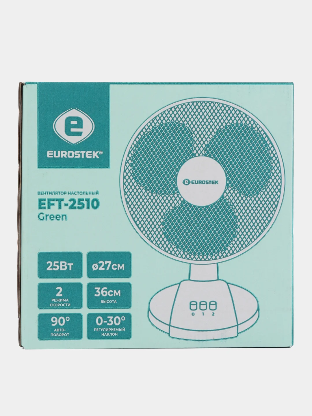 Вентилятор настольный Eurostek EFT-2510 Green