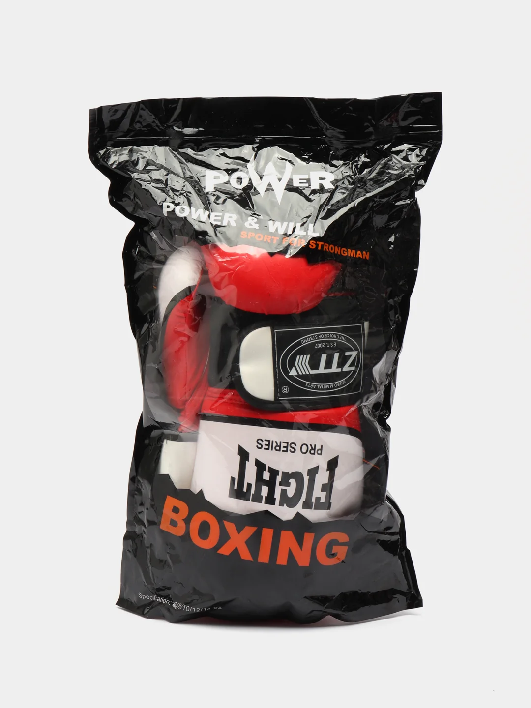 Красный перчатки боксёрские ZTTY Fight Pro series