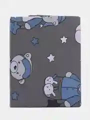 Постельное белье детское 1.5 спальное Поплин ivSubelIa "Мишки-синие", 50x70