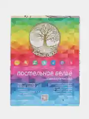 Постельное белье детское 1.5 спальное Поплин ivSubelIa "Ушастики-желтые", 50x70