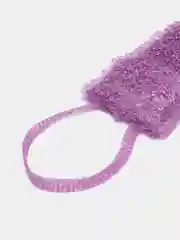 Фуксия мочалка для тела, для бани, душа, ванны, массажная