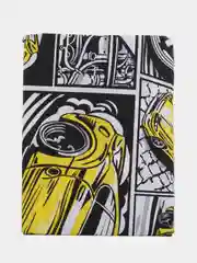 Постельное белье детское 1.5 спальное Поплин ivSubelIa "Гонки-желтые", 50x70