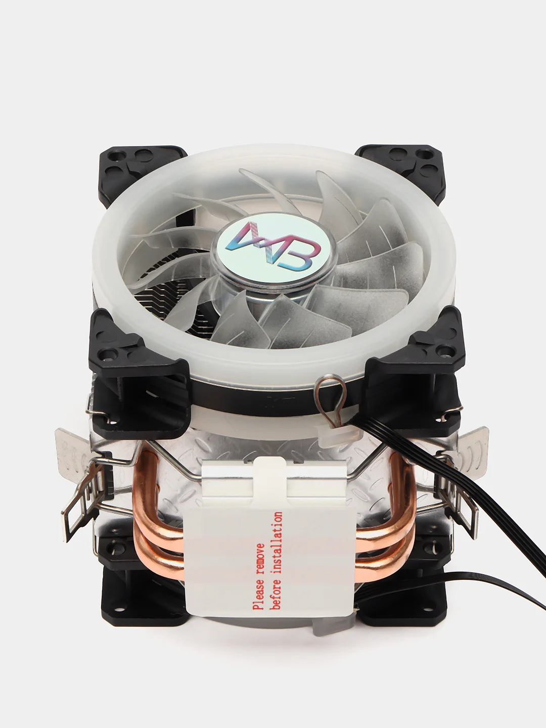 Кулер башенный для процессора, RGB, 4 pin, 2 трубки