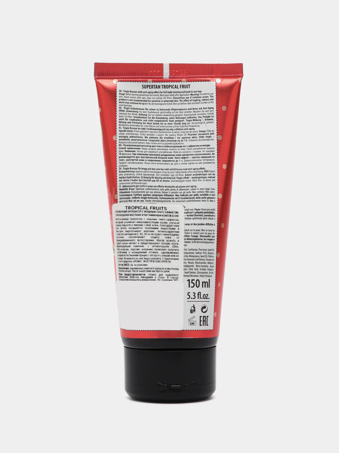 SuperTan Tropical Frults крем для загара ТИНГЛ 150 мл