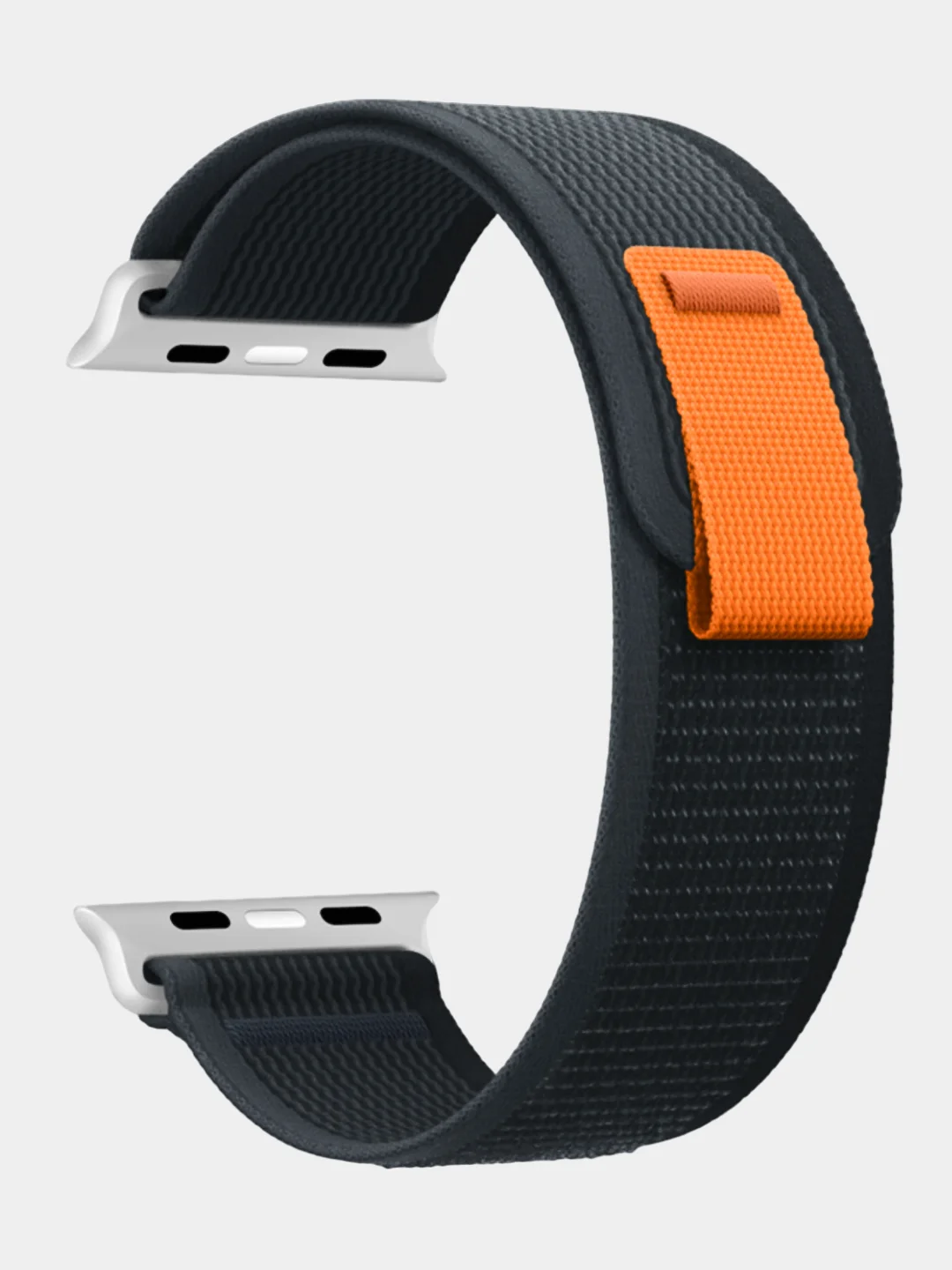 Серый ремешок для смарт-часов Apple Watch Trail Loop нейлоновый текстильный 42-49 мм ULTRA
