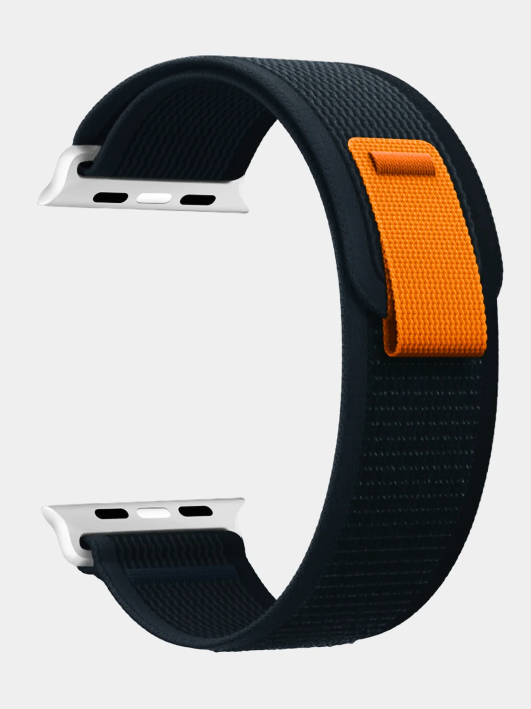 Угольный ремешок для смарт-часов Apple Watch Trail Loop нейлоновый текстильный 42-49 мм ULTRA