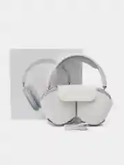 Белый наушники беспроводные Pods Max с чехлом, с Bluetooth, микрофоном, анимация
