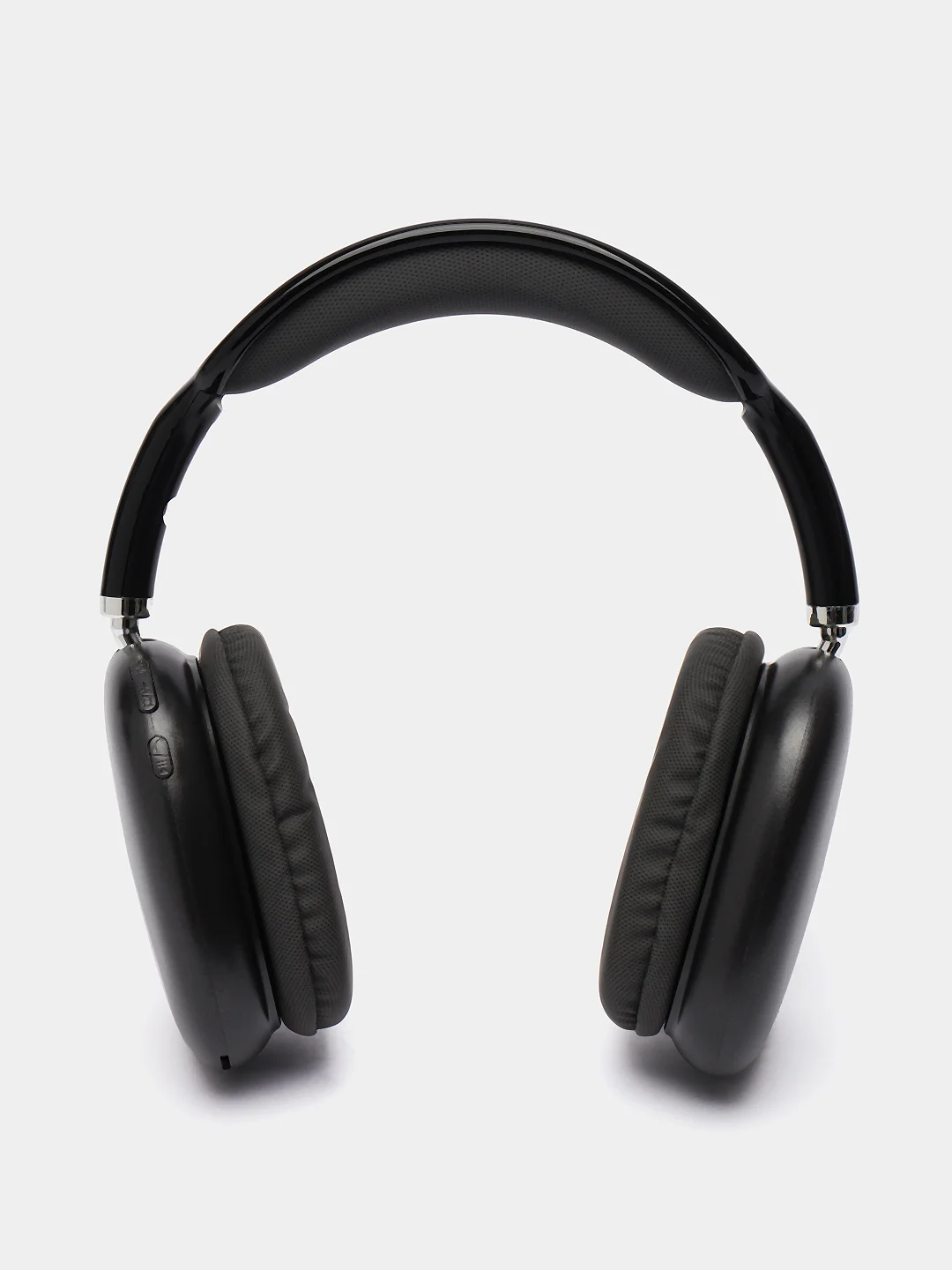 Черный наушники беспроводные Pods Max с чехлом, с Bluetooth, микрофоном, анимация