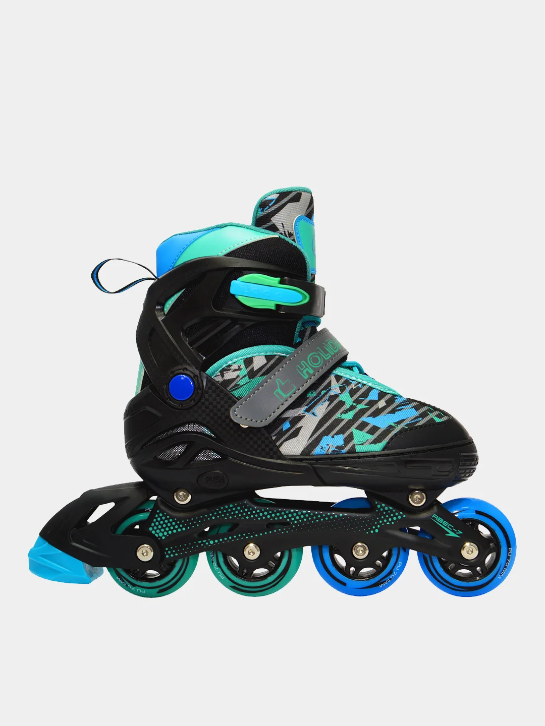 Синий роликовые коньки раздвижные Alpha Caprice, 34-41 р-р