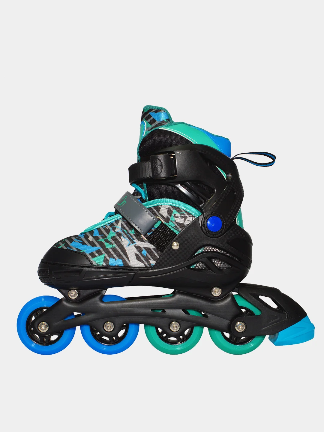 Синий роликовые коньки раздвижные Alpha Caprice, 34-41 р-р