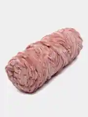 Кораллово-розовый пряжа плюшевая, велюровая
