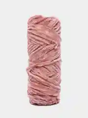 Кораллово-розовый пряжа плюшевая, велюровая