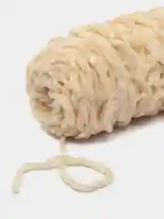 Молочный пряжа плюшевая, велюровая
