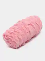 Розовый пряжа плюшевая, велюровая