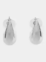 Серебряный серьги "Капли"