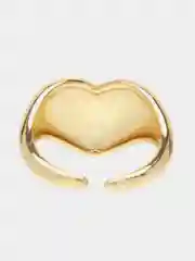 Золотой кольцо "Love" в виде сердца