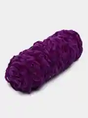 Фиолетовый пряжа плюшевая, велюровая