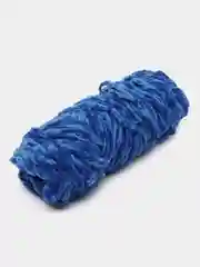 Лазурный пряжа плюшевая, велюровая