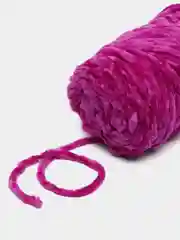 Аметистовый пряжа плюшевая, велюровая