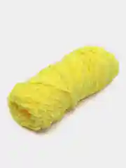 Желтый пряжа плюшевая, велюровая