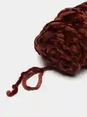 Светло-коричневый пряжа плюшевая, велюровая