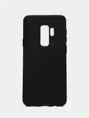 Черный силиконовый чехол для Samsung S9 Plus