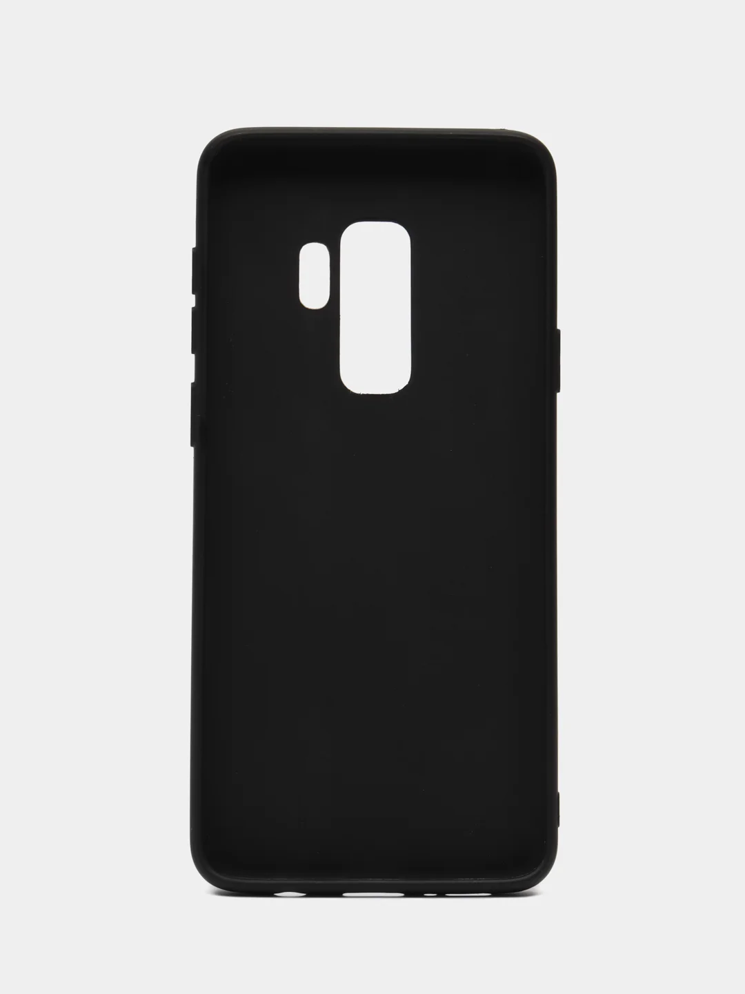 Черный силиконовый чехол для Samsung S9 Plus