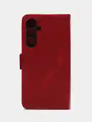 Красный чехол-книжка для Samsung Galaxy A35 / Самсунг Галакси А35 с боковым магнитом