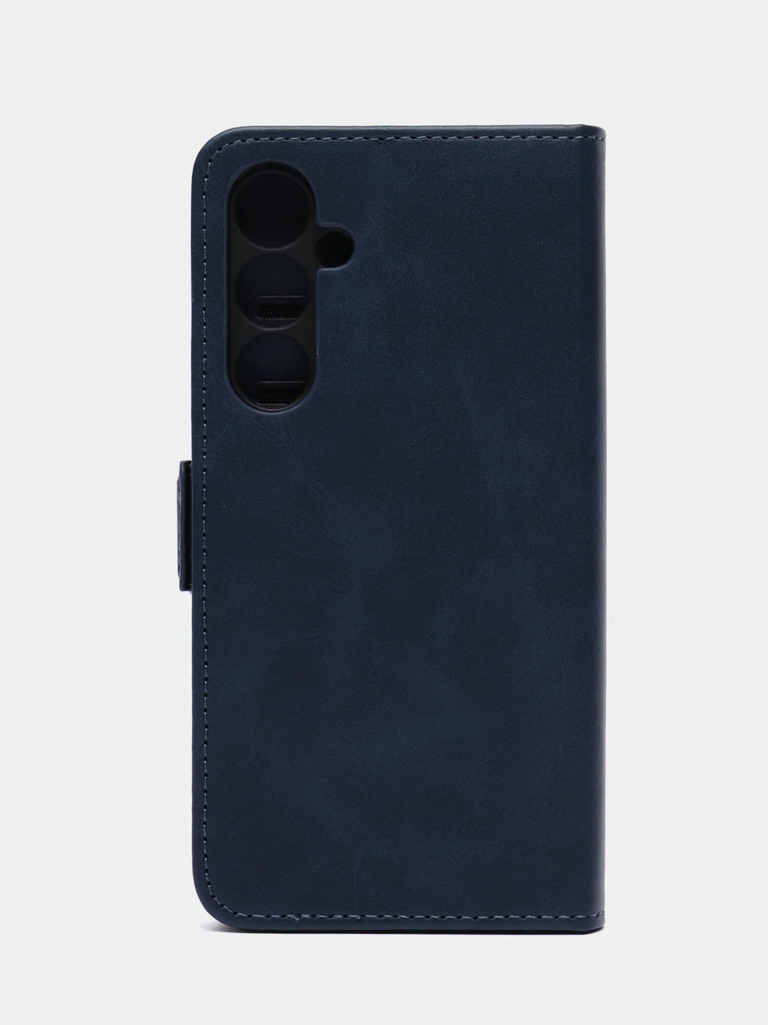 Синий чехол-книжка для Samsung Galaxy A35 / Самсунг Галакси А35 с боковым магнитом