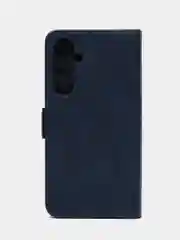 Синий чехол-книжка для Samsung Galaxy A35 / Самсунг Галакси А35 с боковым магнитом