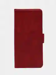 Красный чехол-книжка для Tecno Spark 20 Pro+ (Техно Спарк 20 Про+) с боковым магнитом