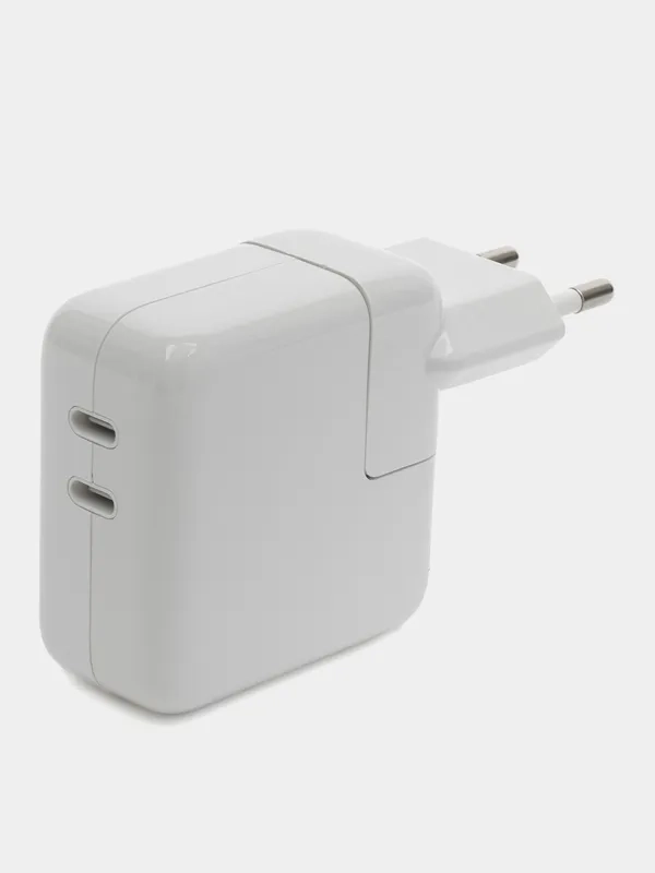 Блок питания для iPhone, быстрая зарядка 35W, с двумя портами Type-C