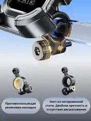 Черный держатель телефона велосипедный, держатель на руль велосипеда, мотоцикла