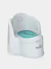 Белый горшок детский Kidwick "Королевский", с крышкой и съемной чашей