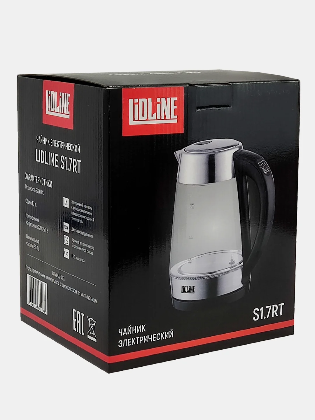 Чайник LIDLINE S1.7RT черный