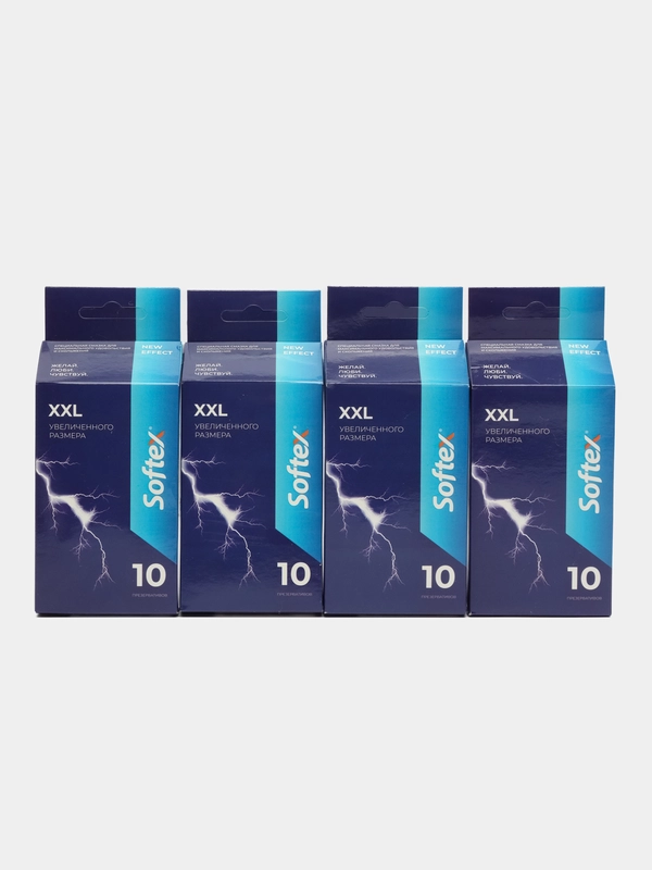 Презервативы увеличенного размера, Softex XXL, с ароматом колы, 40 штук