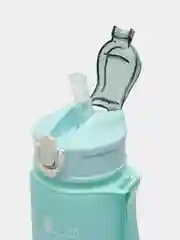 Голубой бутылка для воды спортивная с трубочкой, 750 мл