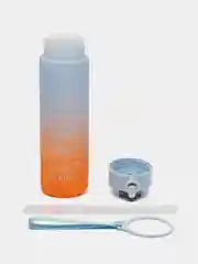 Коралловый бутылка для воды спортивная с трубочкой, 750 мл
