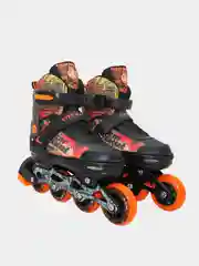 Оранжевый роликовые коньки City Racer раздвижные, 33-40 р-р
