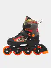 Оранжевый роликовые коньки City Racer раздвижные, 33-40 р-р