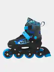 Синий роликовые коньки City Racer раздвижные, 33-40 р-р