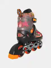 Оранжевый роликовые коньки City Racer раздвижные, 33-40 р-р