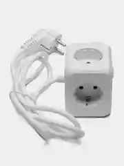 Удлинитель-тройник для розетки Куб idealim 3 розетки, 3 USB, 1 TypeC, шнур 1,3 метра