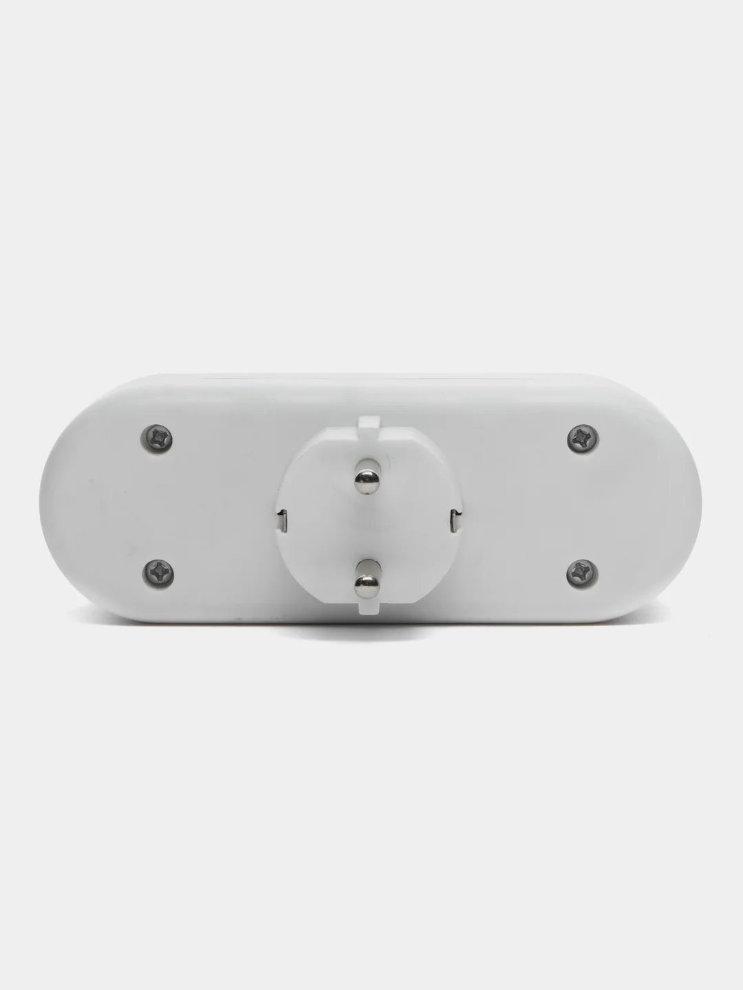 Тройник электрический разветвитель для розетки idealim 2 розетки, 2  USB