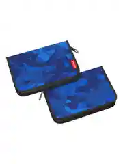 Синий рюкзак школьный ErichKrause 15L Sea Camo с мешком и пеналом 51604/1