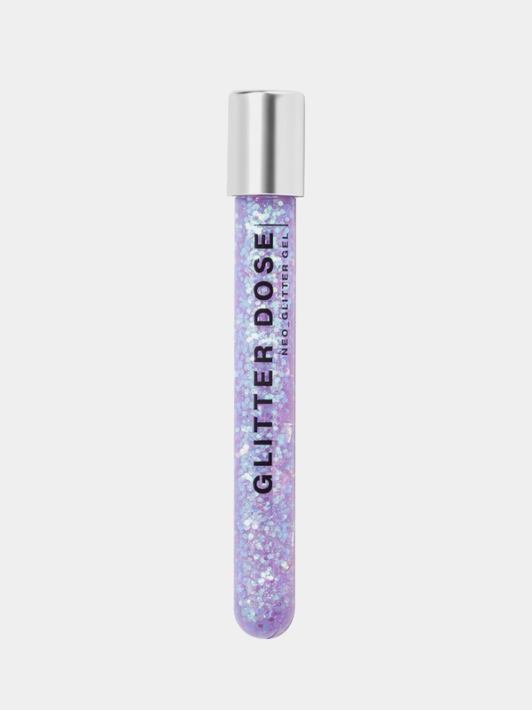 Глиттер для лица Influence Beauty Glitter Dose на гелевой основе, тон 06, фиолетовый, 7 мл