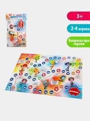 Настольная игра Игра - ходилка / бродилка, Смешарики, Фиксики, Синий трактор